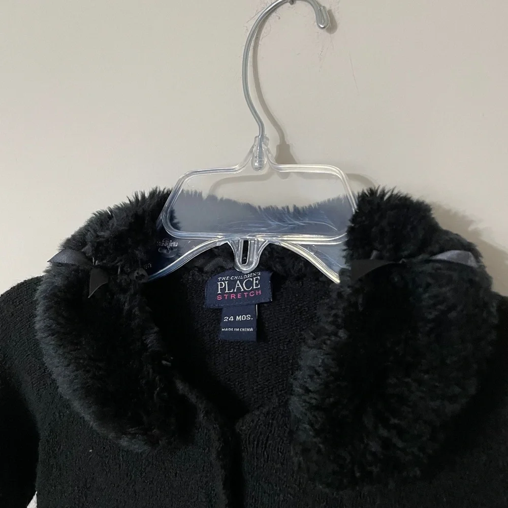 The Children’s Place Black Cardigan Size 24 Months